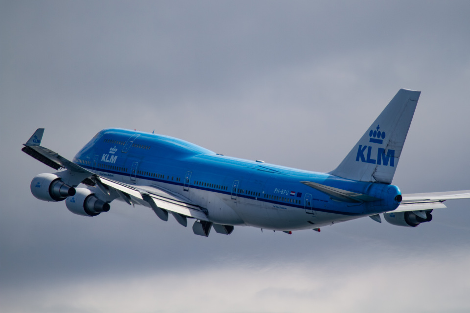 INFLIGHT KLMオランダ航空　747-400 1/200 InFlight200 747-400 KLMオランダ航空 90年代 （スタンド付属