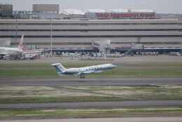 HND Spotter Cさんが、羽田空港で撮影した海上保安庁 G-V Gulfstream Vの航空フォト（飛行機 写真・画像）