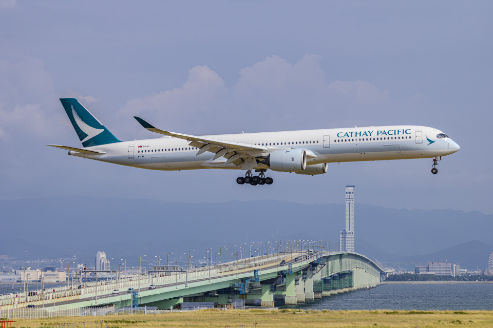 キャセイパシフィック航空Airbus350-1000 航空写真(フォト・画像)：キャセイパシフィック航空 Airbus A350