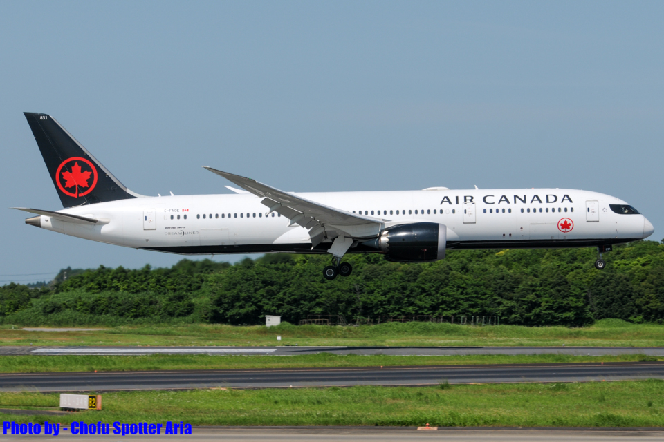 エア・カナダ Boeing 787-9 C-FNOE 成田国際空港 航空フォト