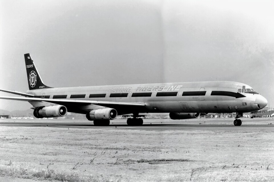 フライング・タイガー・ライン Douglas DC-8 N784FT 名古屋
