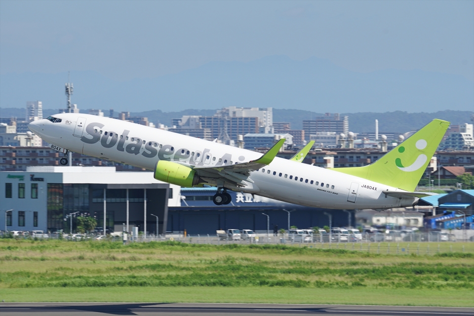 【新品】　ソラシドエア　BOEING 737-800 ソラシド エア Boeing 737-800 JA804X 宮崎空港 航空フォト | by