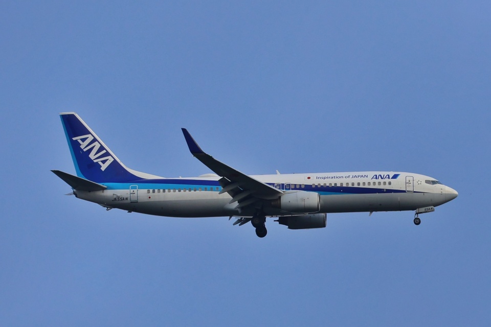 全日空 Boeing 737-800 JA55AN 石見空港 航空フォト | by 小澤精