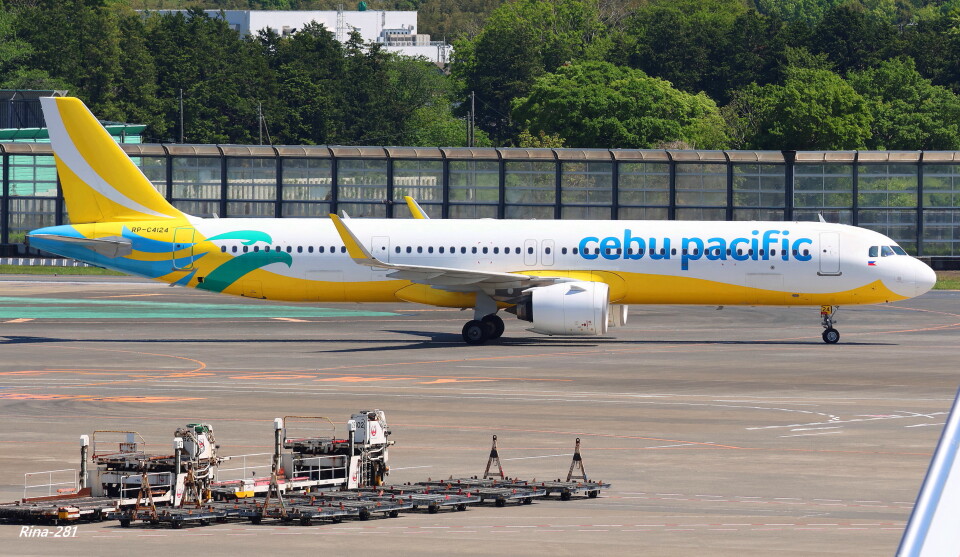 セブパシフィック航空 Airbus A321neo RP-C4124 成田国際空港