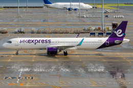 きんめいさんが、中部国際空港で撮影した香港エクスプレス A321-251NXの航空フォト（飛行機 写真・画像）