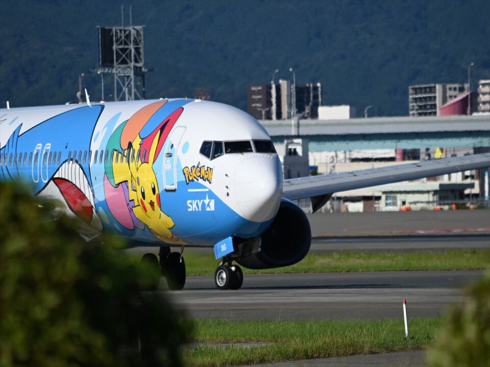 SKYMARK 737-800 ポケモン スカイマークJA73NG NG POKEON livery Skymark Airlines （JA73NG） スカイマーク B737