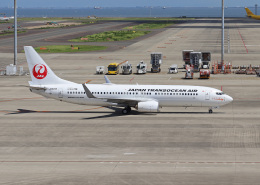 PGM200さんが、中部国際空港で撮影した日本トランスオーシャン航空 737-8Q3の航空フォト（飛行機 写真・画像）