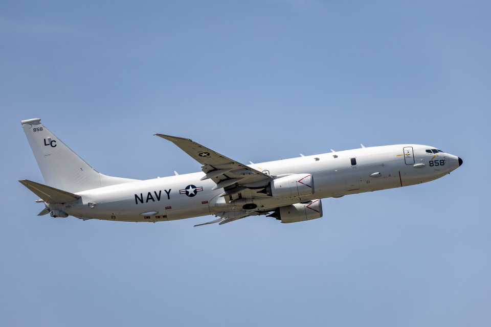 アメリカ海軍 Boeing P-8 Poseidon 168858 横田基地 航空フォト