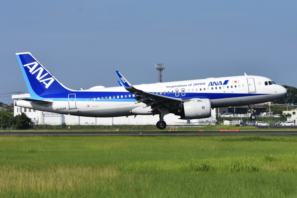 全日空 Airbus A320neo JA222A 鹿児島空港 航空フォト | by H