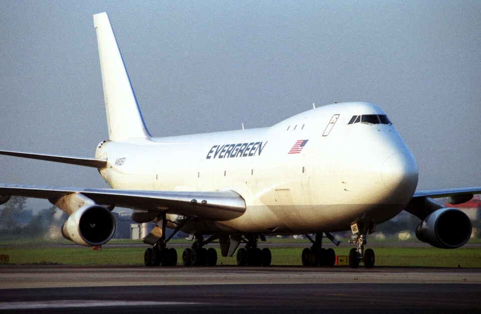 エバーグリーン航空 Boeing 747-100 N480EV 名古屋飛行場 航空