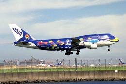 美品◼︎ANA　全日空商事　JA8963　NH20059　マリンジャンボ 1/200 B747-400 ANA マリンジャンボ JA8963 [NH20059] 全日空