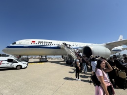 ﾕﾀｰさんが、ミラノ・マルペンサ空港で撮影した中国国際航空 A350-941の航空フォト（飛行機 写真・画像）