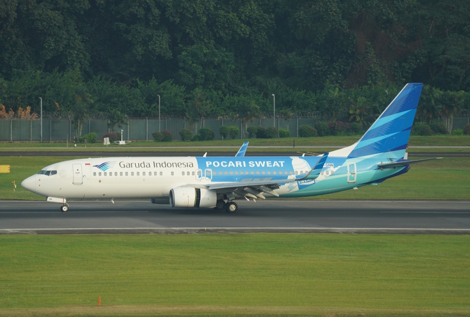 ガルーダ・インドネシア航空 Boeing 737-800 PK-GNN