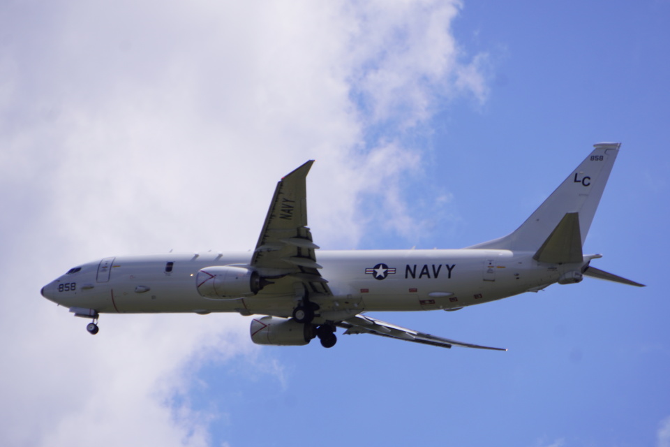 さくちんぱわー アメリカ海軍 Boeing P-8 Poseidon 168858 横田基地 航空フォト
