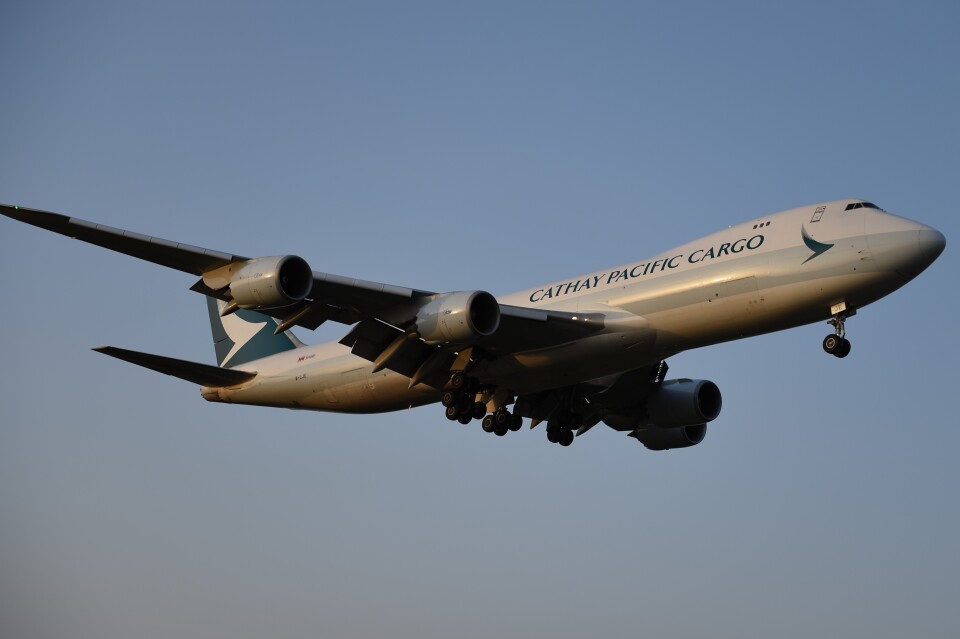 航空写真(フォト・画像)：キャセイパシフィック航空 Boeing 747