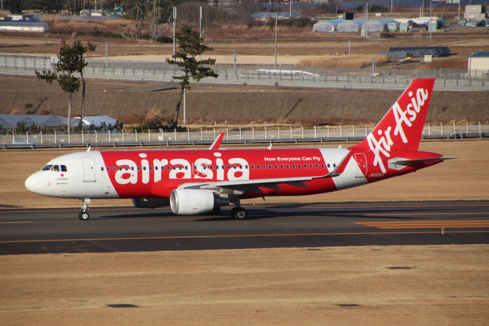 airasia japan A320-200 エアアジアジャパン JA02AJ JA02AJ AirAsia Japan Airbus A320-216 Photo by Wong Chi-Lam