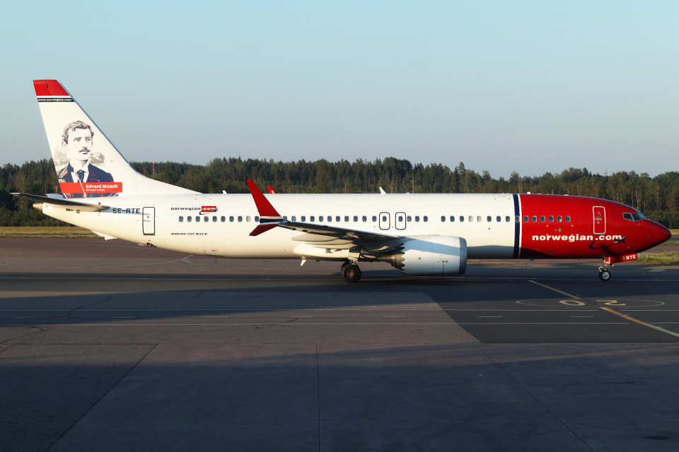 1/200　ノルウェー航空 Boeing 737 MAX 8 1/200 ノルウェー航空 Boeing 737 MAX 8