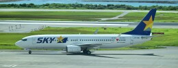 オカリンさんが、那覇空港で撮影したスカイマーク 737-82Yの航空フォト（飛行機 写真・画像）