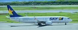 オカリンさんが、那覇空港で撮影したスカイマーク 737-86Nの航空フォト（飛行機 写真・画像）