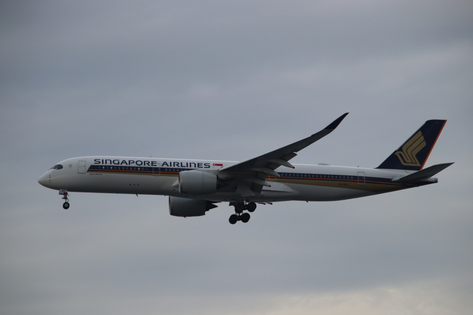 シンガポール航空　A350-900 シンガポール航空🇸🇬 A350-900 羽田空港 #シンガポール航空
