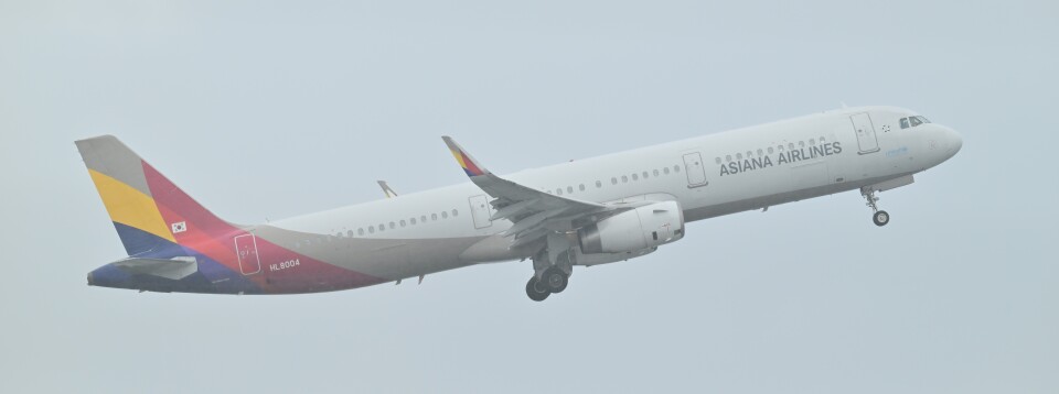 アシアナ航空 Aviationtag A321-100 赤色 アシアナ航空 Aviationtag A321-100 赤色
