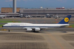 幹ポタさんが、羽田空港で撮影したルフトハンザドイツ航空 747-830の航空フォト（飛行機 写真・画像）