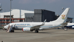 Bluewingさんが、羽田空港で撮影した南アフリカ空軍 737-7ED BBJの航空フォト（飛行機 写真・画像）