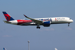 DELTA A350-900 TEAM USA デルタ航空 オリンピック ph DELTA A350-900 TEAM USA デルタ航空 オリンピック ph