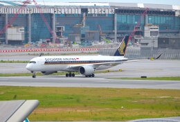 Ansonchuuuさんが、香港国際空港で撮影したシンガポール航空 A350-941の航空フォト（飛行機 写真・画像）