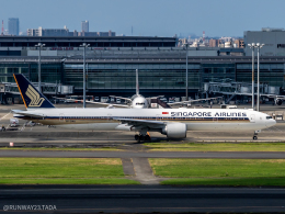 RUNWAY23.TADAさんが、羽田空港で撮影したシンガポール航空 777-312/ERの航空フォト（飛行機 写真・画像）