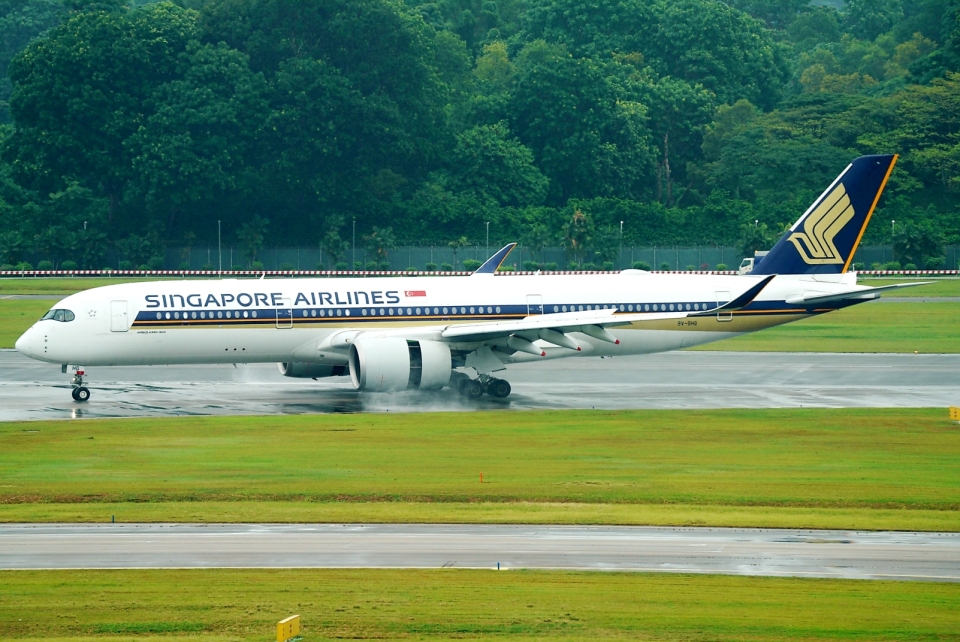 シンガポール航空 Airbus A350-900 9V-SHG シンガポール