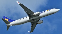 オカリンさんが、那覇空港で撮影したスカイマーク 737-8ALの航空フォト（飛行機 写真・画像）