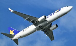 オカリンさんが、那覇空港で撮影したスカイマーク 737-8HXの航空フォト（飛行機 写真・画像）