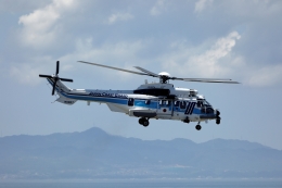 ばんちゃさんが、関西国際空港で撮影した海上保安庁 EC225LP Super Puma Mk2+の航空フォト（飛行機 写真・画像）