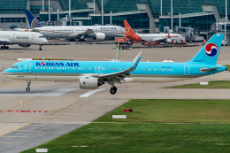 Yun Seok CHOIさんが、仁川国際空港で撮影した大韓航空 A321-272NXの航空フォト（飛行機 写真・画像）