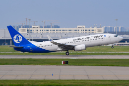 ぼんやりしまちゃんさんが、鄭州新鄭国際空港で撮影した江西航空 737-85Cの航空フォト（飛行機 写真・画像）