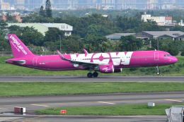 タヌキさんが、台湾桃園国際空港で撮影したタイ・ベトジェットエア A321-211の航空フォト（飛行機 写真・画像）