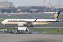 ワニくんさんが、羽田空港で撮影したシンガポール航空 A350-941の航空フォト（飛行機 写真・画像）