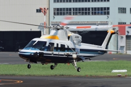 KAZFLYERさんが、東京ヘリポートで撮影した朝日航洋 S-76Cの航空フォト（飛行機 写真・画像）