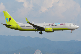 タヌキさんが、関西国際空港で撮影したジンエアー 737-8Q8の航空フォト（飛行機 写真・画像）