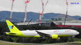 SNAKEさんが、新千歳空港で撮影したジンエアー 777-2B5/ERの航空フォト（飛行機 写真・画像）