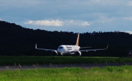みどさんが、岡山空港で撮影したタイガーエア台湾 A320-271Nの航空フォト（飛行機 写真・画像）