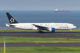 JA05XJさんが、羽田空港で撮影したユナイテッド航空 777-222/ERの航空フォト（飛行機 写真・画像）