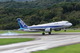 小澤精也さんが、石見空港で撮影した全日空 A320-271Nの航空フォト（飛行機 写真・画像）