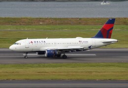 やまっちさんが、ポートランド国際空港で撮影したデルタ航空 A319-114の航空フォト（飛行機 写真・画像）