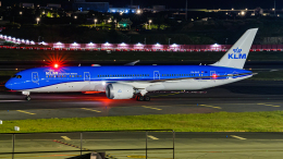 Huang ChengJenさんが、台湾桃園国際空港で撮影したKLMオランダ航空 787-9の航空フォト（飛行機 写真・画像）