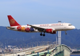 Lotusさんが、関西国際空港で撮影した吉祥航空 A320-214の航空フォト（飛行機 写真・画像）