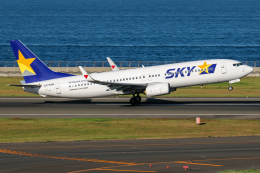 きんめいさんが、中部国際空港で撮影したスカイマーク 737-81Dの航空フォト（飛行機 写真・画像）