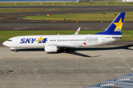 きんめいさんが、中部国際空港で撮影したスカイマーク 737-86Nの航空フォト（飛行機 写真・画像）