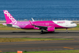 きんめいさんが、中部国際空港で撮影したピーチ A320-251Nの航空フォト（飛行機 写真・画像）